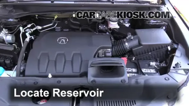 2014 Acura RDX 3.5L V6 Líquido limpiaparabrisas Agregar líquido